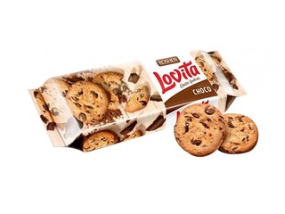 Biscuits Lovita with chocolate chunks, Roshen, 150g