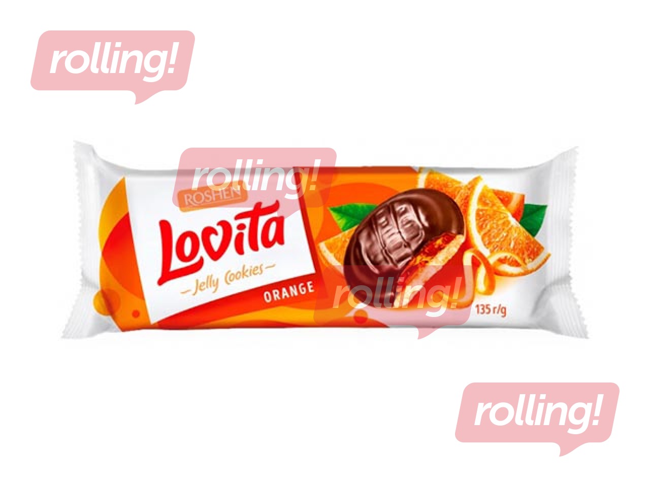 Küpsised Lovita apelsiniželeega, Roshen, 135 g
