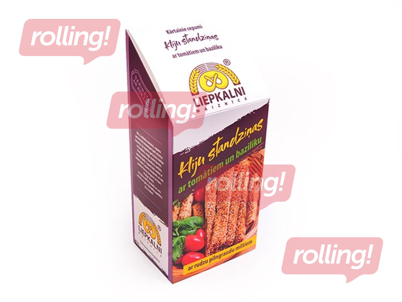 Küpsised Leivaküpsised tomatite ja basiilikuga, Liepkalni, 100g