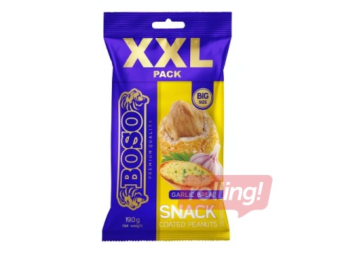 Арахис в скорлупе со вкусом чеснока, Boso XXL, 190г