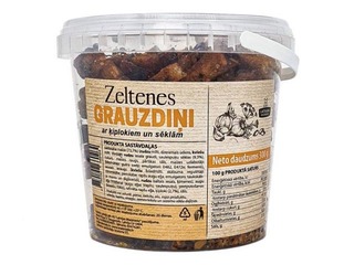 Leivakrõpsud Zeltenes küüslaugu ja seemnetega, Latvijas Maiznieks, 300g