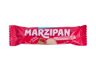 Martsipanibatoon šokolaadis maasika maitsega, Skrīveru, 40 g
