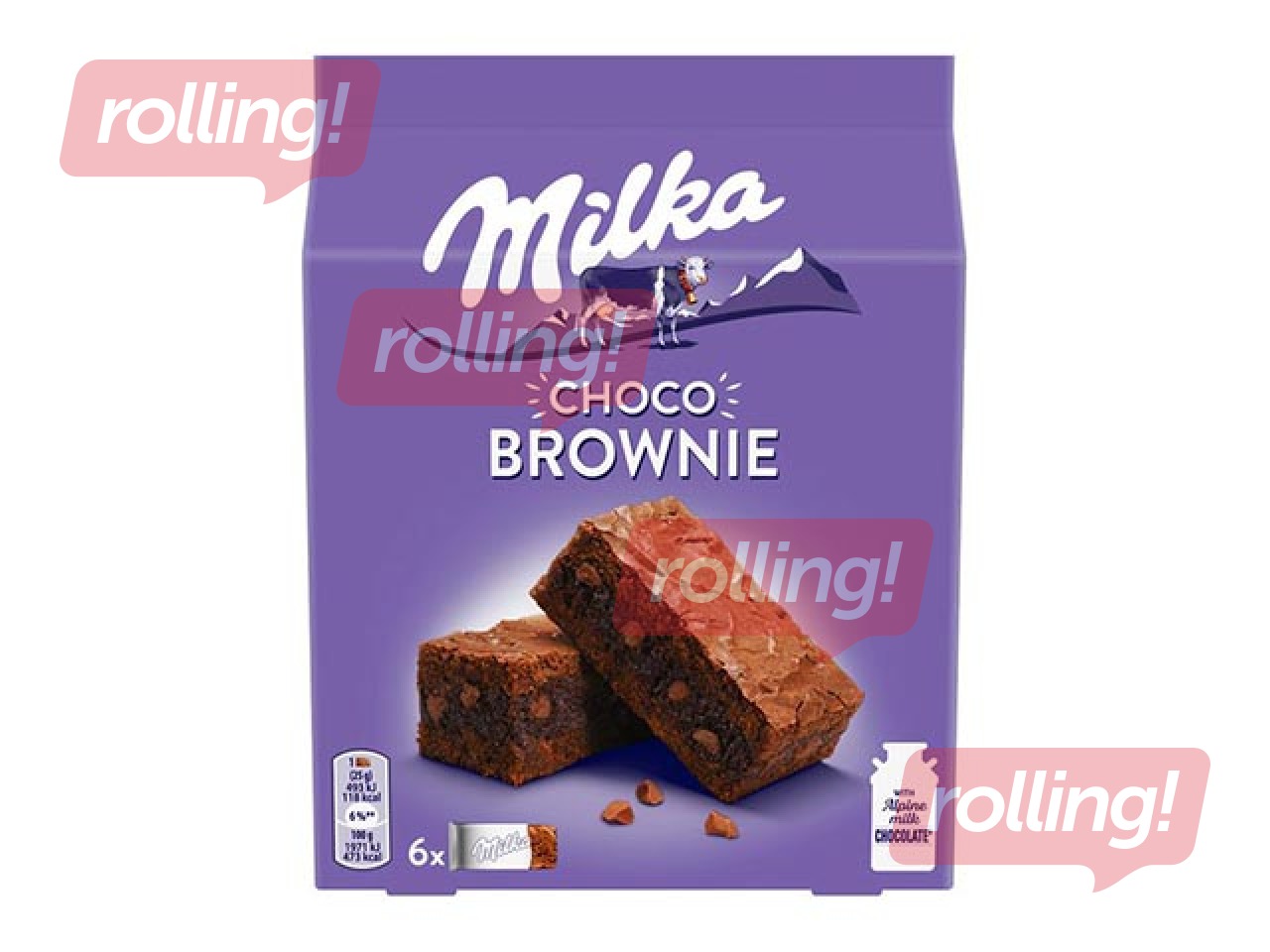 Küpsised Milka, Choco Brownie, 150g