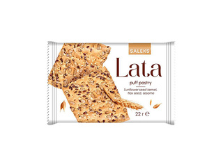 Cepumi Lata ar grauzdētām saulespuķu, sezama un linsēklām, 1 gab.