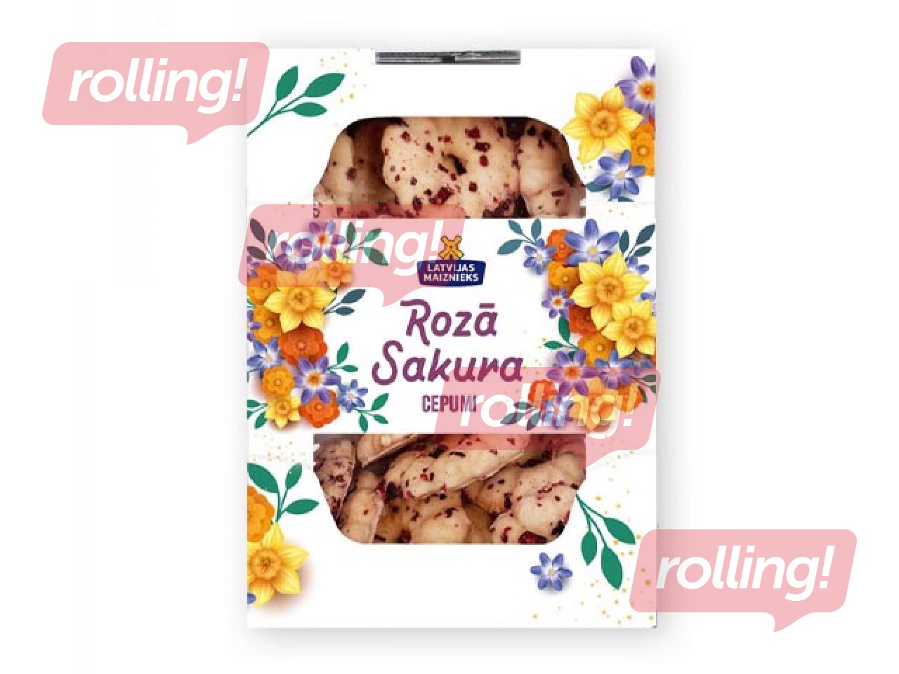 Küpsised Latvijas Maiznieks, Roosa sakura, 200g