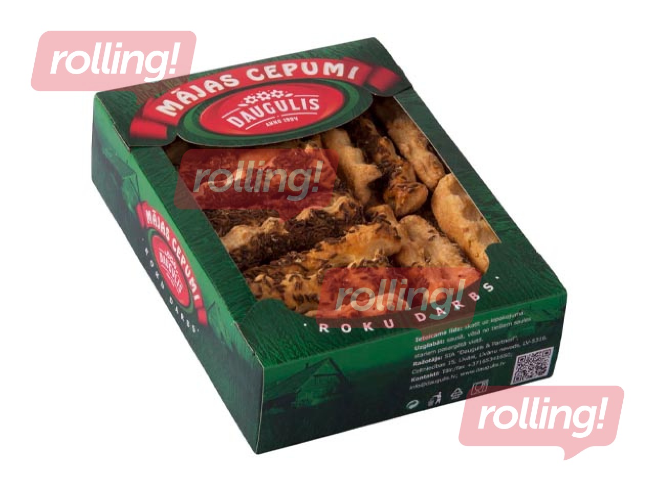 Kodused küpsised Daugulis, köömnetega, 250g