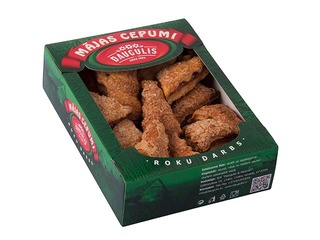 Домашнее печенье Daugulis, с малиновым наполнителем, 250г