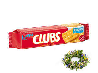 Salted crackers Lorenz, Lunch Clubs, 180g +Midsummer gift!