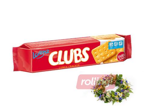 Soolased kreekerid Lorenz, Lunch Clubs, 180g +Jaanipäeva kingitus!