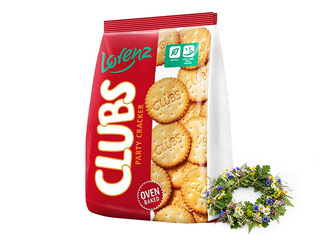 Krekeri Lorenz, Party Clubs, sālīti, 150g +Līgo dāvana!