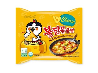 Noodles with Spicy Chicken and Cheese Flavor Samyang Buldak, 130g