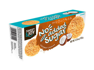 Sweet & Joy Sugar-Free Cookies with 10% Coconut Flakes 135 g
