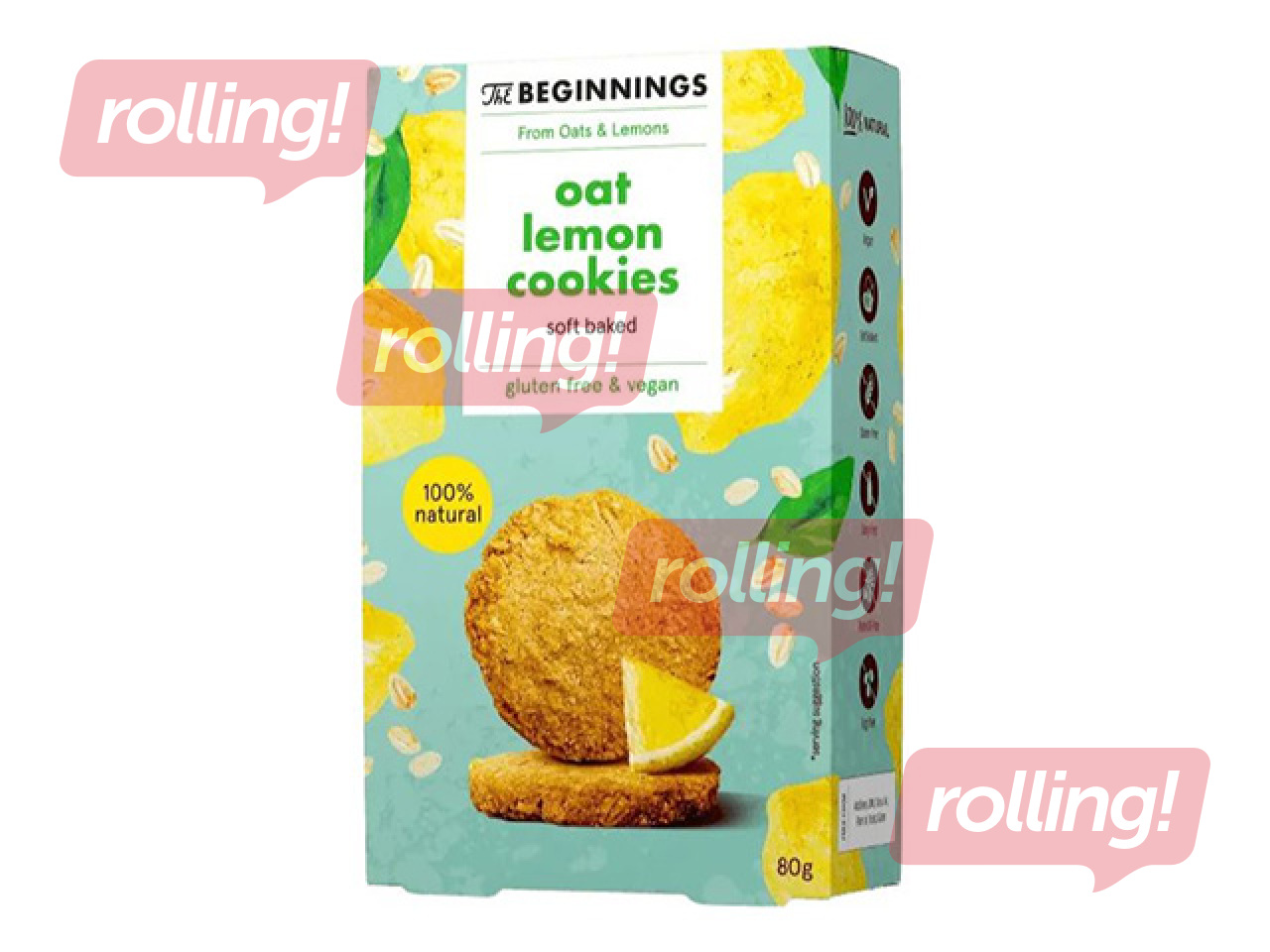 Cepumi The Beginnings, auzu ar citronu garšu, 80g