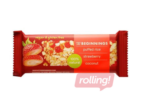 Batoon The Beginning, müsli, gluteenivaba, maasikatega, 20g
