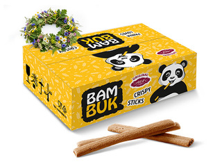Kraukšķi BamBuk ar kondensēta piena garšu, 4kg +Līgo dāvana!