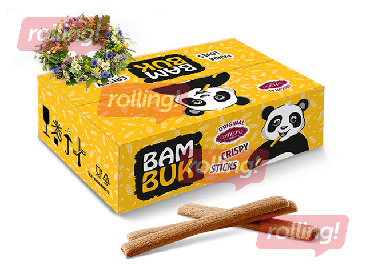 Krõbinad BamBuk, kondenspiima maitsega, 4kg +Jaanipäeva kingitus!