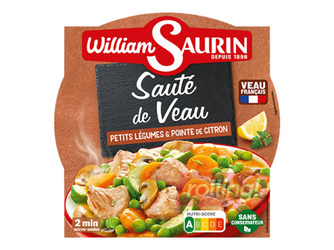 Peakoka vasikaliha- ja köögiviljahautis William Saurin, kausis, 280g