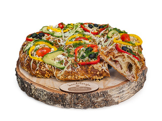 Salty pretzel with ham and herbs, Anada, 2kg