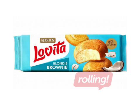 Küpsised Lovita Blondie Brownie kookosega, Roshen, 152g