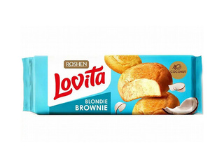 Küpsised Lovita Blondie Brownie kookosega, Roshen, 152g