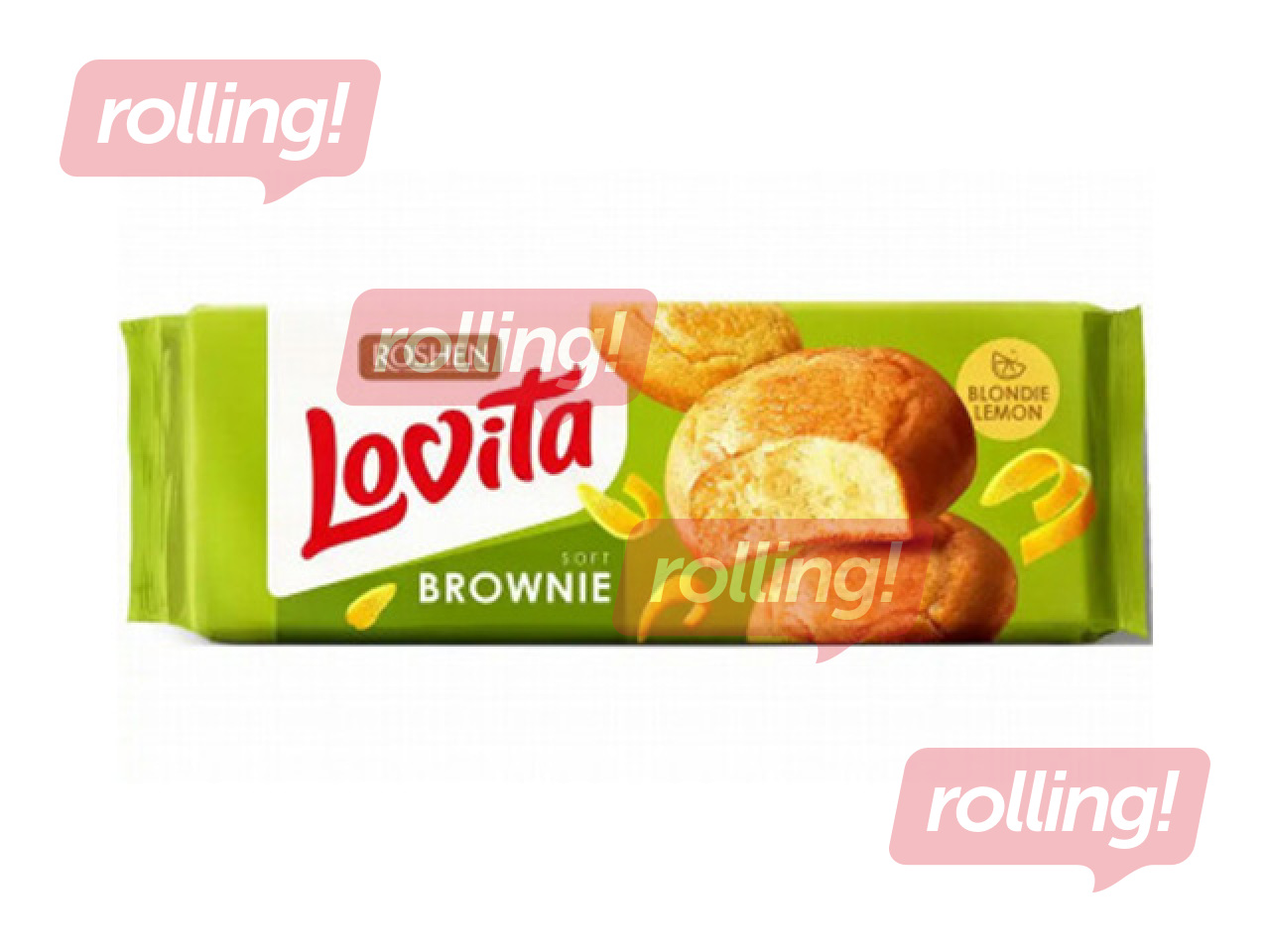 Küpsised Lovita Blondie Brownie sidruniga, Roshen, 152g