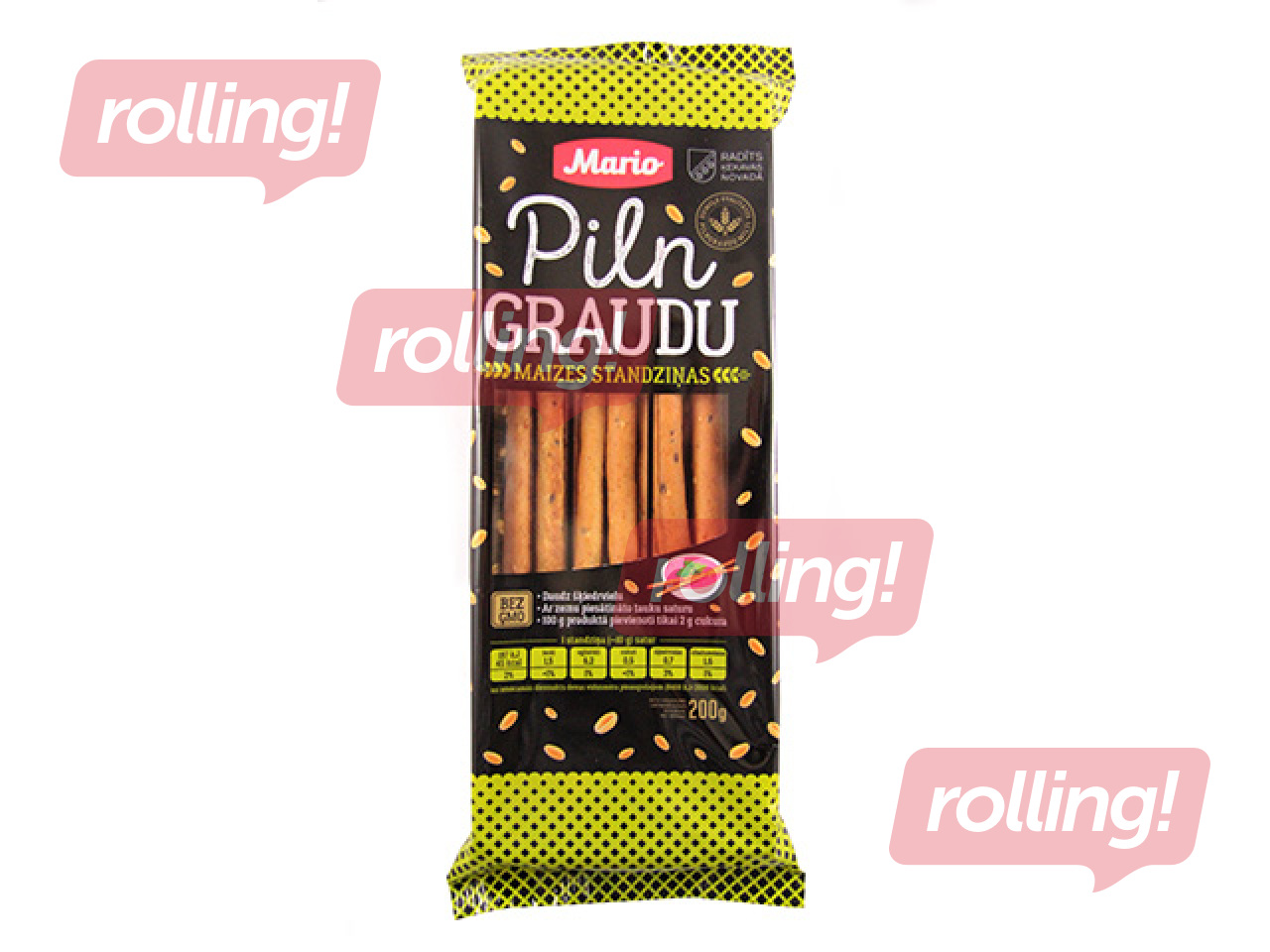 Whole grain breadsticks Mario, 200g
