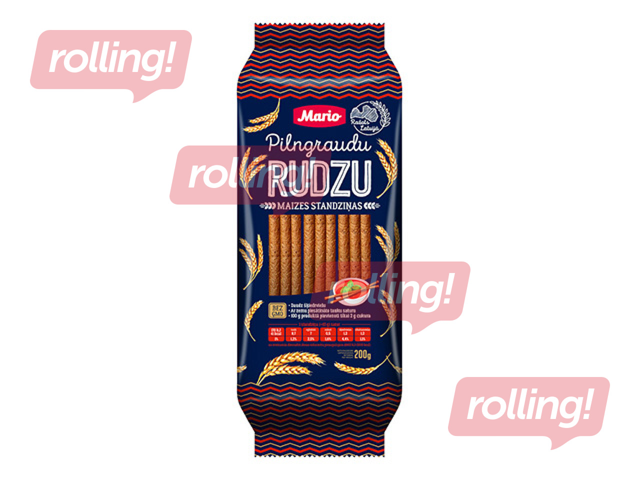 Rudzu standziņas Mario, 200g