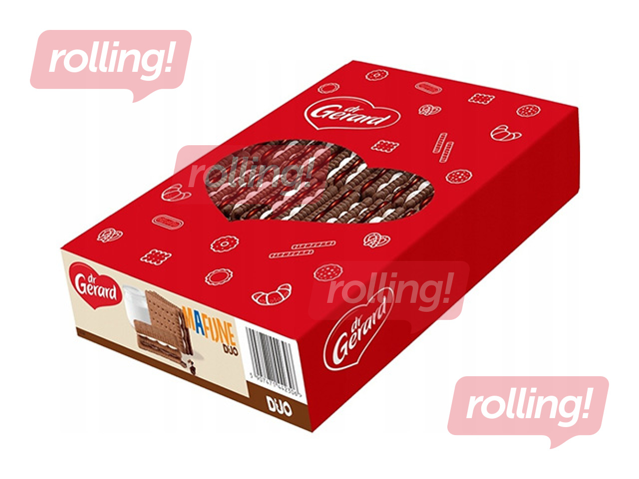 Печенье Dr. Gerard, Magic Duo, какао с кремовым и шоколадным кремом, 800g