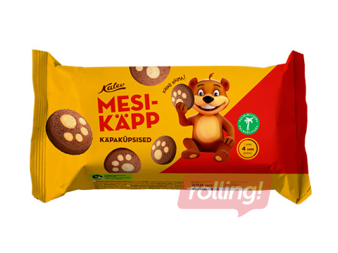 Biscuits Kalev, Mesikäpp, cocoa flavoured, 250g