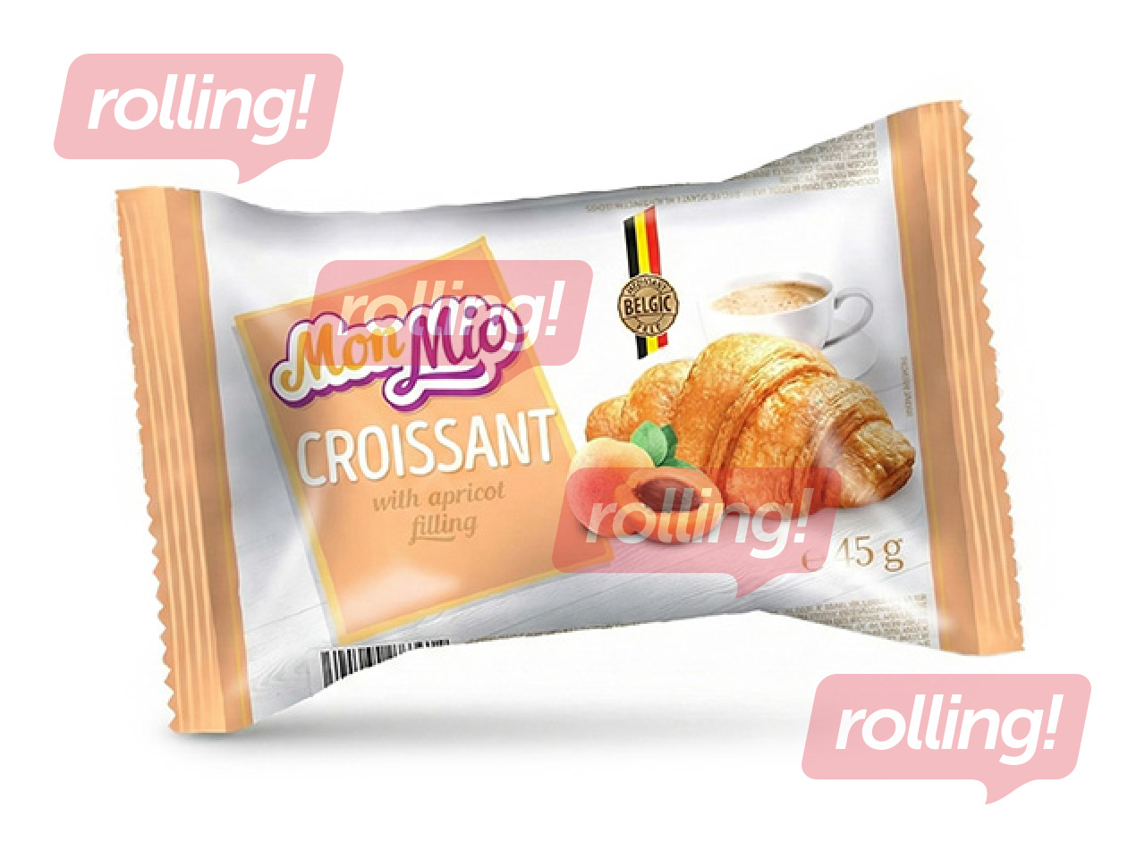 Kruasāns Mon Mio ar aprikožu pildījumu, 45g