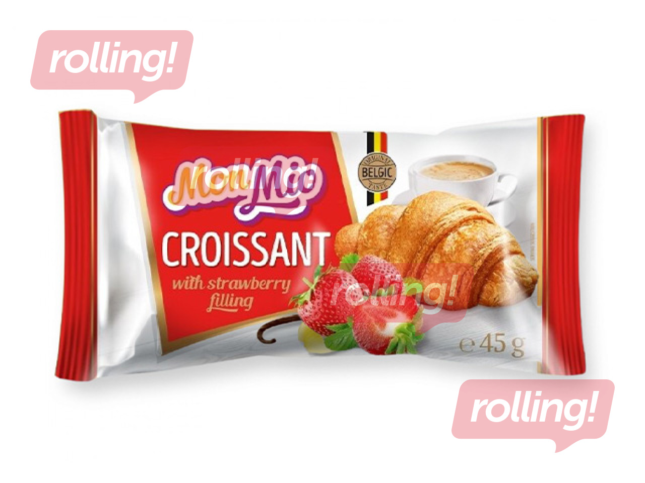 Croissant Mon Mio maasikatäidisega, 45g