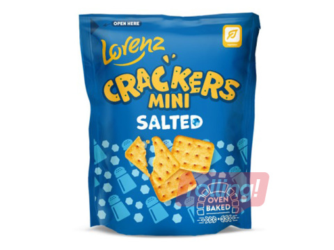 Cepumi Lorenz Mini, krekeri ar sāli, 100g