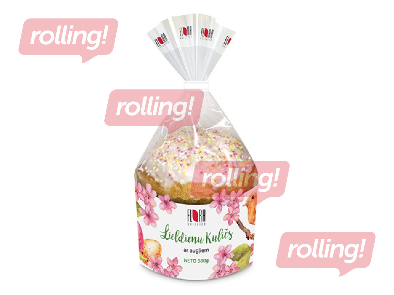 Lihavõttekulich Flora puuviljadega, 380g
