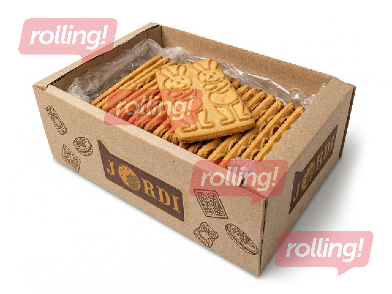 Küpsised Sapņu Sala, Jänesed, keedetud piima maitsega, 500g