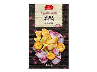 Küpsised Lāči, juustu ja peekoniga, 120g