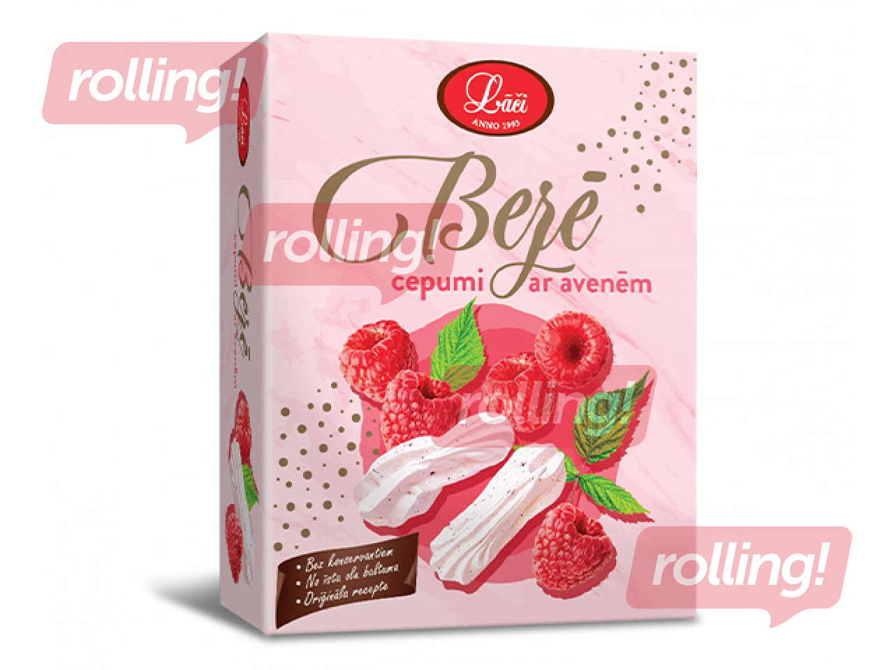 Beseeküpsised Lāči, vaarikatega, 50g