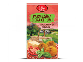 Cookies Lāči, Parmesan cheese, with dried tomatoes and basil, 100g