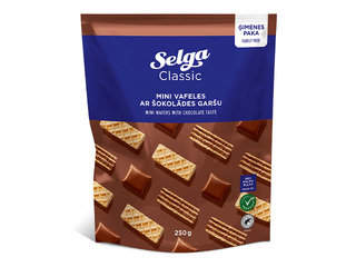 Mini vahvlid Selga, šokolaadi, 250g