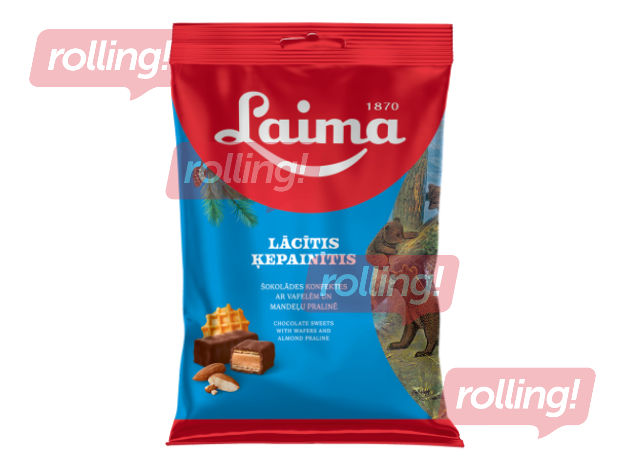 Šokolaadikommid Lācītis ķepainītis, Laima, 150g