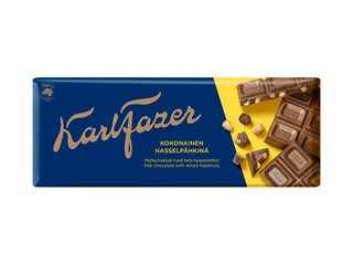 Milk chocolate with hazelnuts Karl Fazer, 200 g