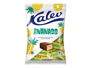 Vahvlikomm Kalev, Ananass, ananassimaitseline, 150g