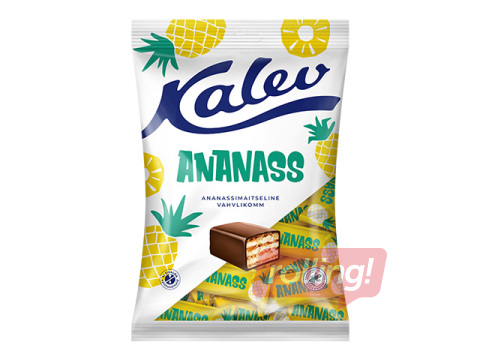 Wafer candy Kalev, Ananass, pineapple flavoured, 150g