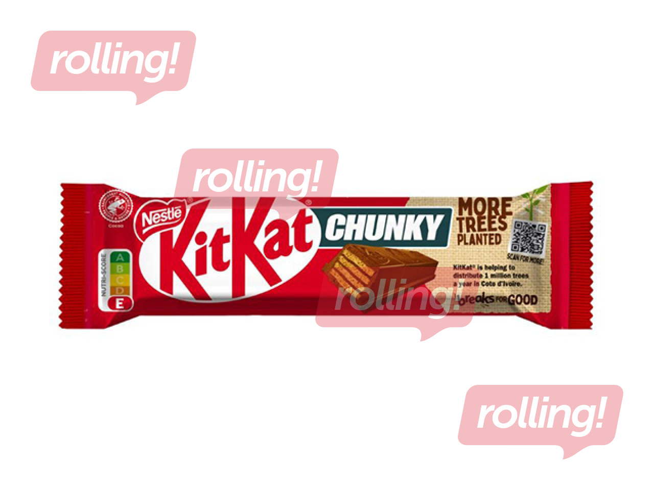 Šokolādes batoniņš Kit Kat Chunky, 40g