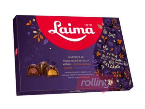 Riga Black Balsam selection of chocolates, Laima, 420g