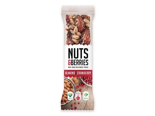 Bar Nuts & Berries with almonds and cranberry BIO 30g