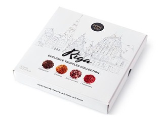 Pure Chocolate Exclusive truffles collection Riga, 135 g, 16 truffles