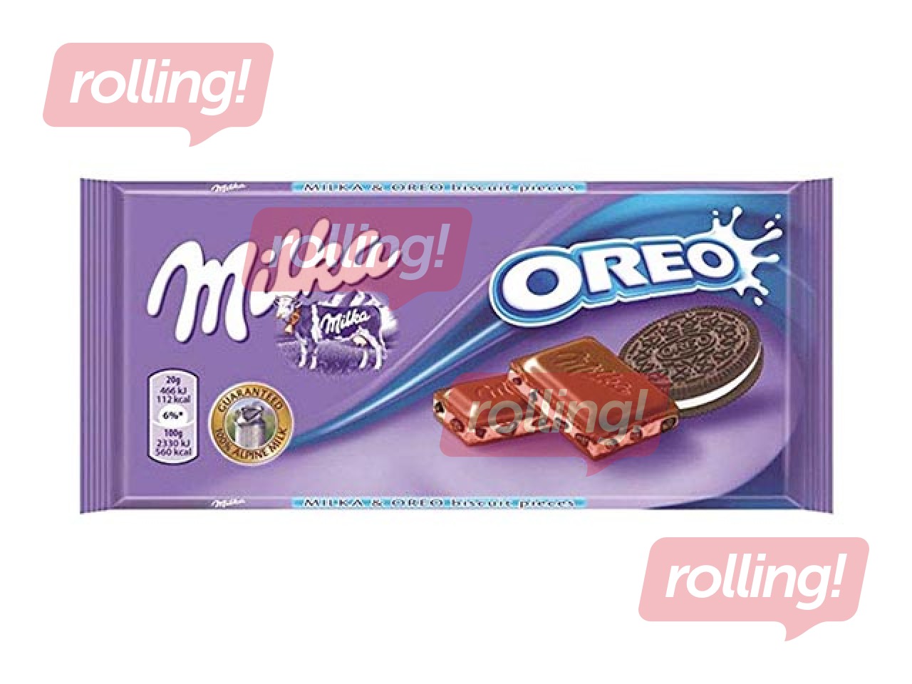 Шоколад Milka Oreo, 100г