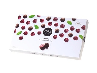 Pure Chocolate cherry dark chocolate truffles, 110g