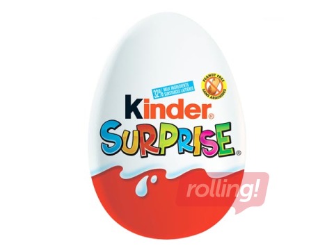 Šokolaadimunad Kinder Surprise  20 g x 72 tk.