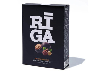 Piimašokolaadi trühvlid Pure Chocolate sarapuupähkli ja biskviitkreemi täidisega, 202g